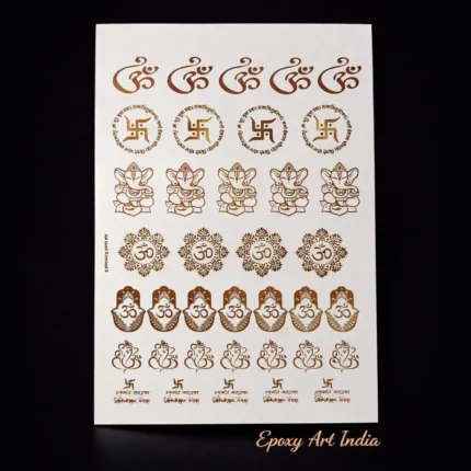 Diwali Special Sign Embossed Sticker Sheet