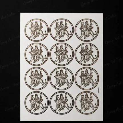 Ambamataji Embossed Gold Sticker for Resin Art