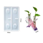 X Shaped Test Tube Planter Mould | Silicone Mold for Resin, Jesmonite & Concrete