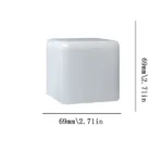 6.9 cm Cube Shaped Paper Weight Silicone Mould for Resin Art