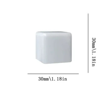 3 cm Cube Shaped Paper Weight Silicone Mould for Resin Art