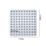 100 Cavity Round Wax Seal Beads Silicone Mould for DIY Crafts