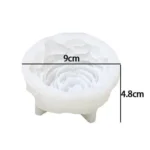 3D Peony Flower Candle Mould | Silicone Candle Mold for DIY Wax