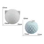 Small Water Drop Ball Candle Mould | Silicone Candle Mold for DIY Wax