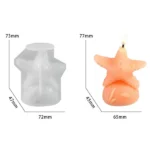 Starfish Candle Mould | Silicone Candle Mold for DIY Wax