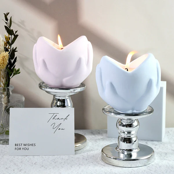 Holding Love Candle Stick Mould – Romantic DIY Candle Making