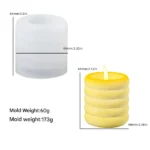 Coiled Candles and Planters Mould – DIY Spiral Candle Mould