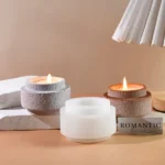 Cement Cylindrical Candle Cup Mould – DIY Concrete Candle