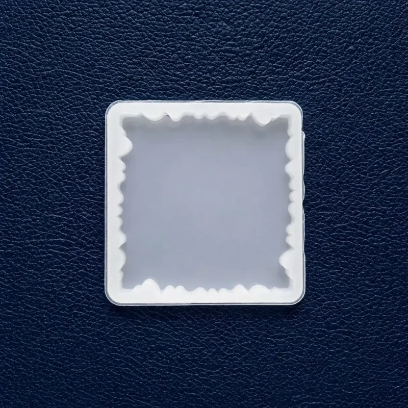 2" Square Shape Agate Silicone Mould | Mini Resin Coaster