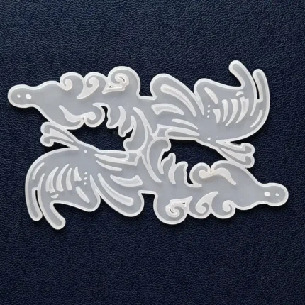 Chinese Feather Fan Bookmark Mould