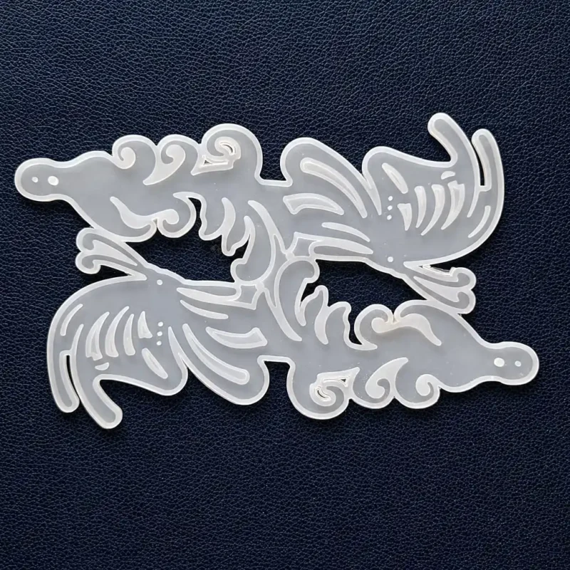 Chinese Feather Fan Bookmark Mould