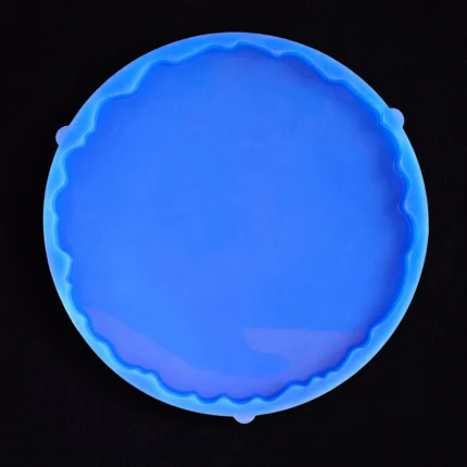 8 Inch Agate Round Silicone Mould for Resin Art – DIY Coasters & Epoxy Crafts