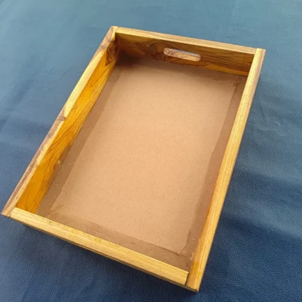 12x9 Teakwood Tray for Resin Art | Premium Handmade Wooden Tray