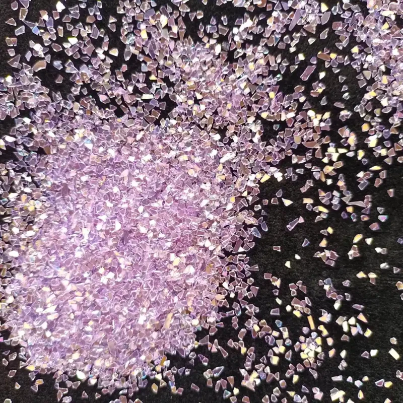 Violet Glass Chunks for Resin Art – Decorative Epoxy Craft Pieces for DIY Projects