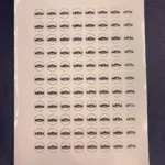 Big Brother Embossed Gold Sticker Sheet (Design 2) – Decorative Raksha Bandhan Stickers