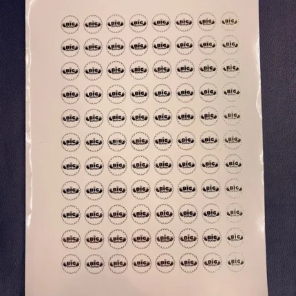 Big Brother Embossed Gold Sticker Sheet (Design 2) – Decorative Raksha Bandhan Stickers