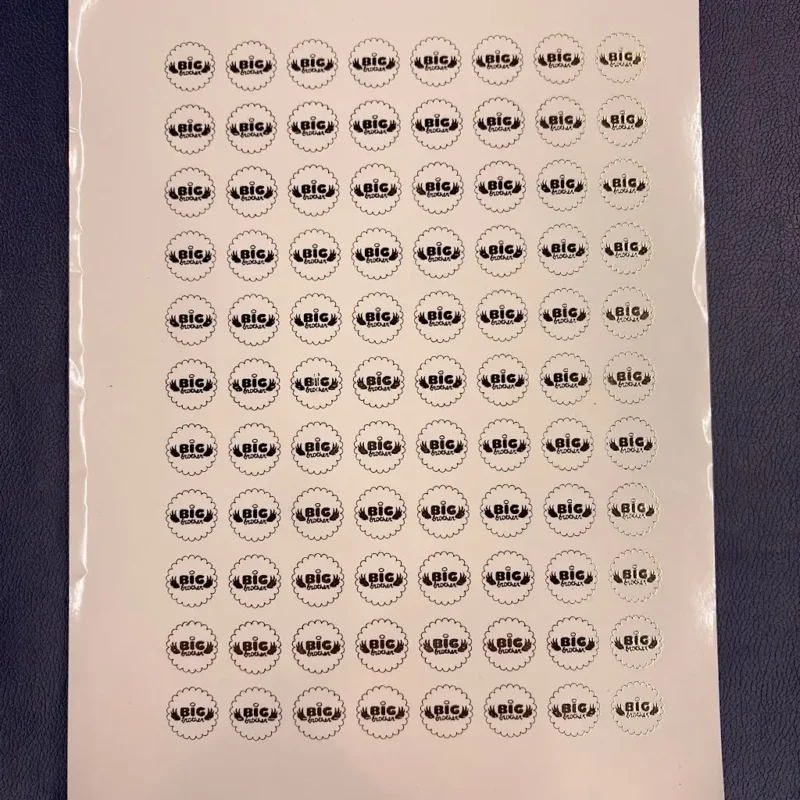 Big Brother Embossed Gold Sticker Sheet (Design 2) – Decorative Raksha Bandhan Stickers