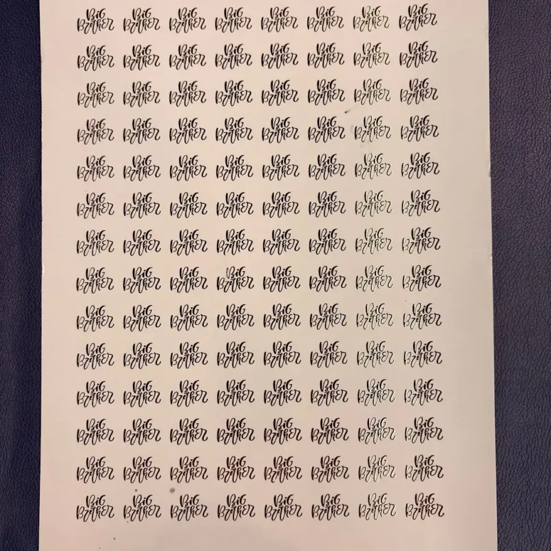 Big Brother Embossed Gold Sticker Sheet – Decorative Raksha Bandhan Stickers for Cards