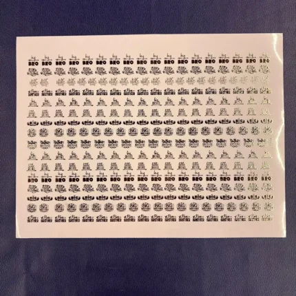 Big Brother Rakhi Embossed gold Sticker – Decorative Rakhi Embellishment Sticker for Raksha Bandhan