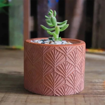 3 Inch Planter Design Set of 4 Silicone Moulds | Mini Succulent Pot & Resin Planter