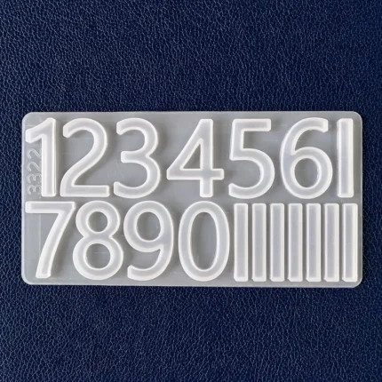 Numerical Number Silicone Mould | Resin Number Casting Mould for DIY Crafts