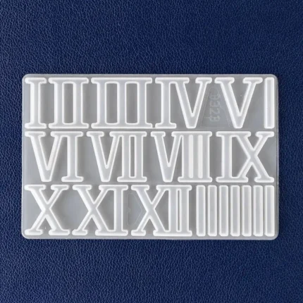 Roman Number Silicone Mould | Resin Roman Numeral Casting Mould for DIY Crafts