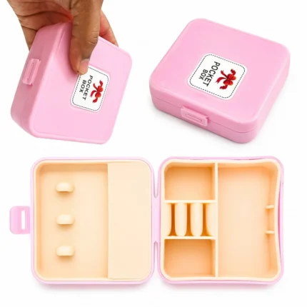 Portable Travel Mini Jewelry Box – Compact Organizer Case for Rings, Earrings & Accessories