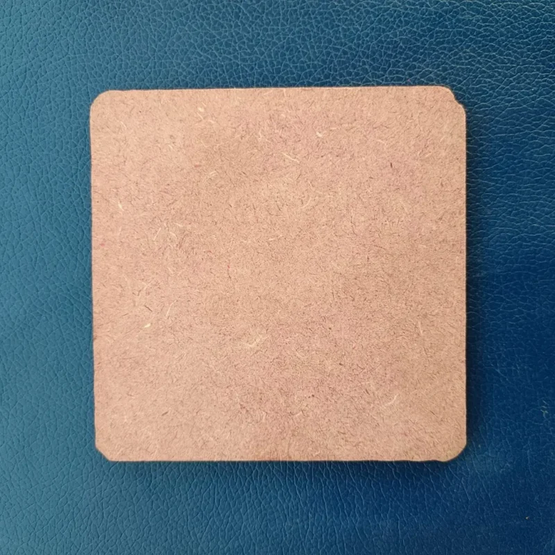 4 Inch Square MDF Coasters for Art & Craft | Premium MDF Base for DIY, Resin Art, Mandala Painting
