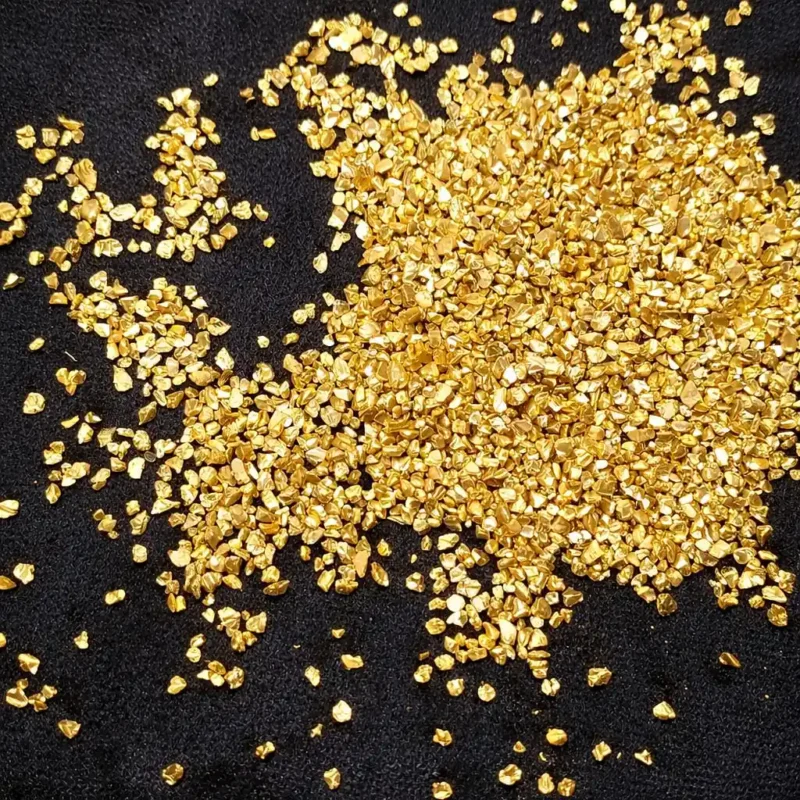 Golden Granules for Resin Art – Metallic Epoxy Craft Powder for DIY Resin Projects