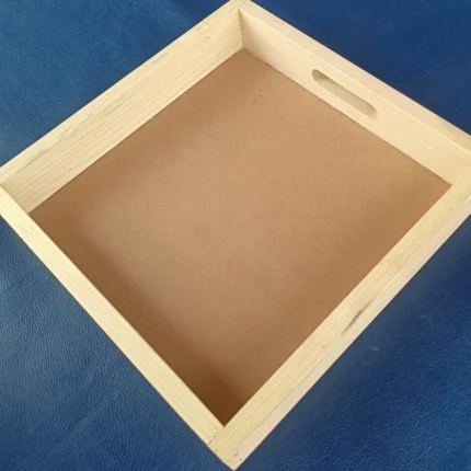 10x10 Pinewood Tray for Resin Art | Premium Handmade Wooden Tray