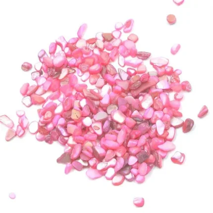 Pink Shell Stone Granules for Resin Art – Natural Decorative Fillers for DIY Epoxy Crafts