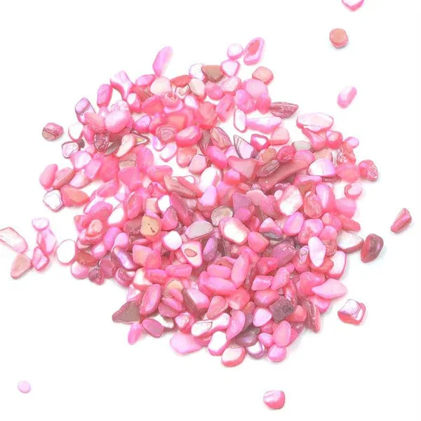 Pink Shell Stone Granules for Resin Art – Natural Decorative Fillers for DIY Epoxy Crafts