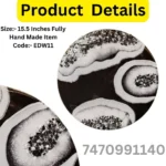 Silver Luxe Series – Crystal Geode Resin Wall Décor