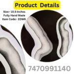 Silver Series – Monochrome Geode Resin Wall Décor