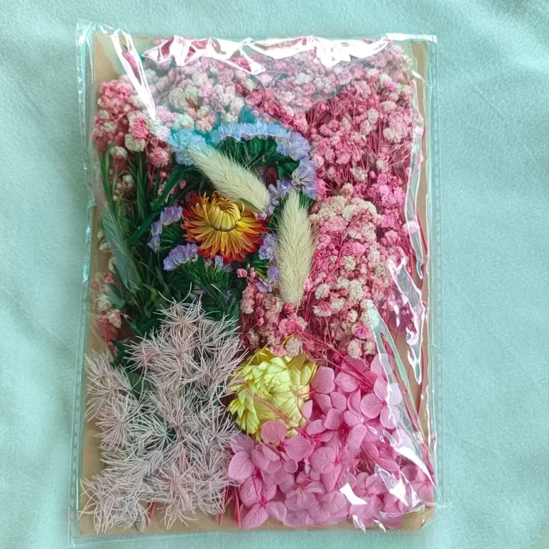Light Pink Dry Flower Packet for Resin Art