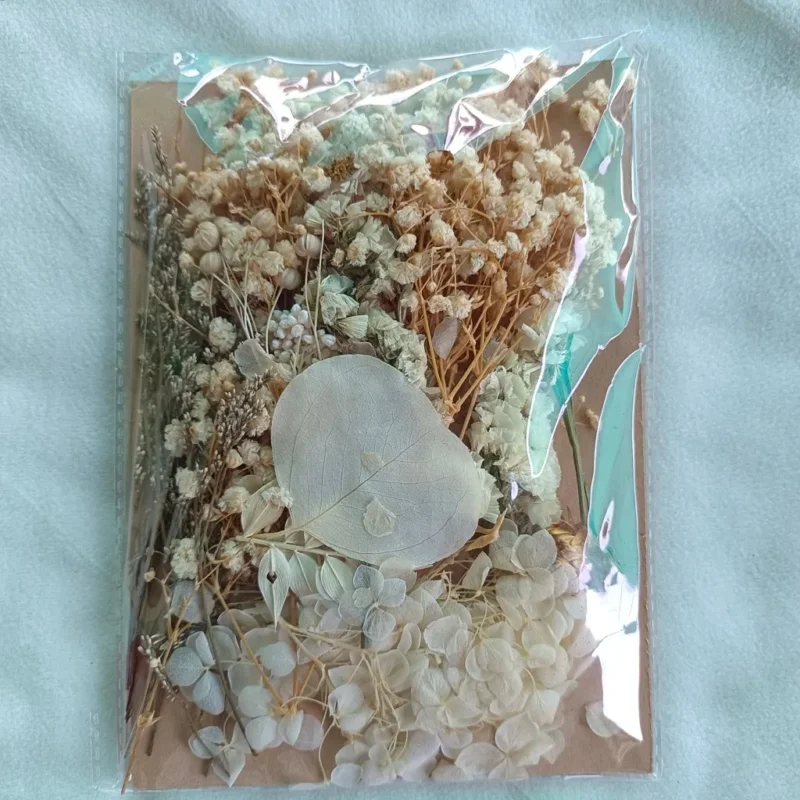 White Mix Dry Flower Packet for Resin Art