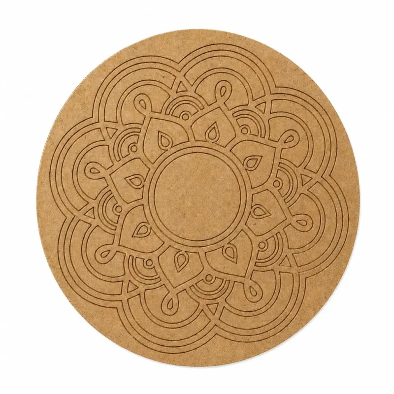 Pre-Marked MDF Bases for Lippan Art | Wooden Craft Boards