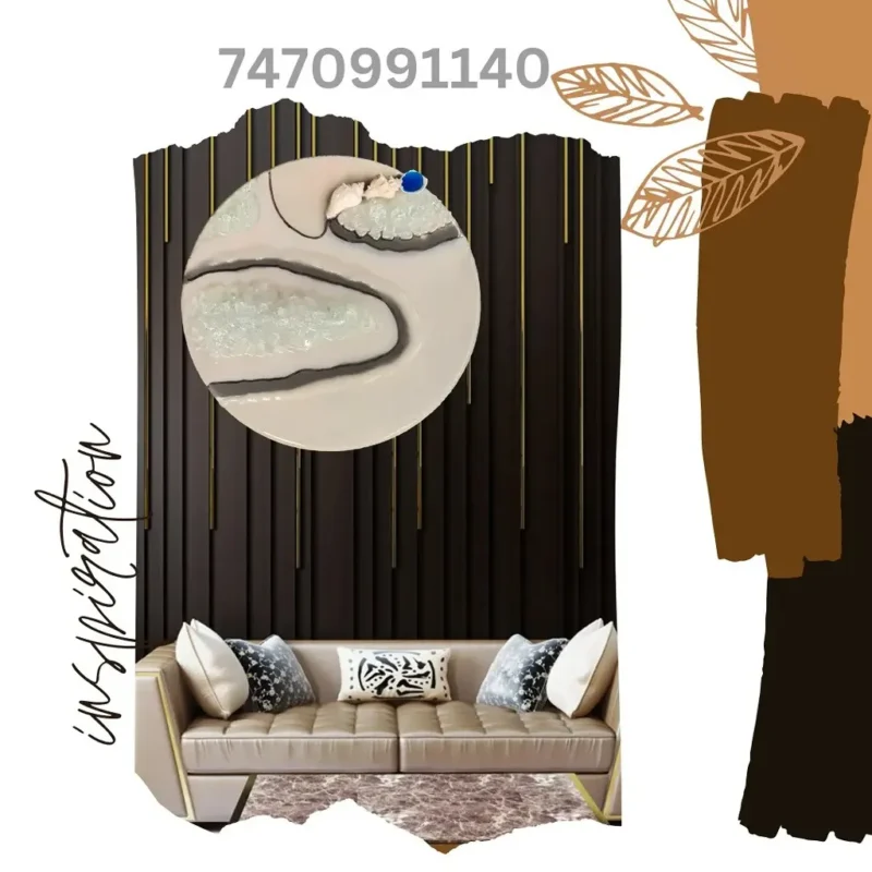 Ocean Crystal Series – Coastal Resin Wall Décor