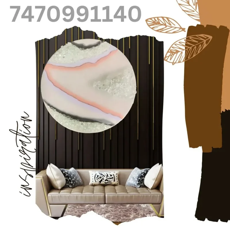 Pastel Crystal Series – Geode Resin Wall Décor