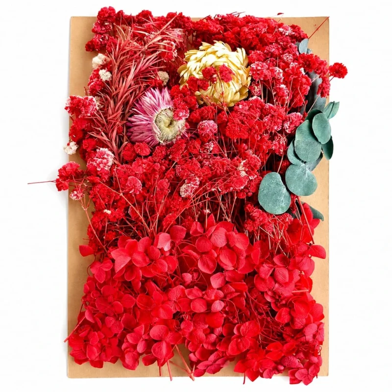 Red Dry Flower Packet for Resin Art
