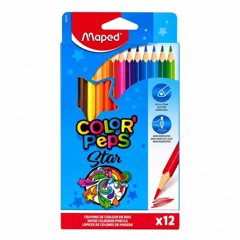 Maped Color’Peps Star Colored Pencils Set of 12