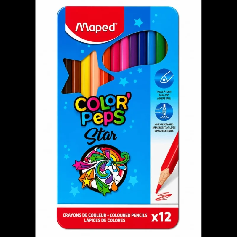 Maped Color'Peps Star Colour Pencils X 12