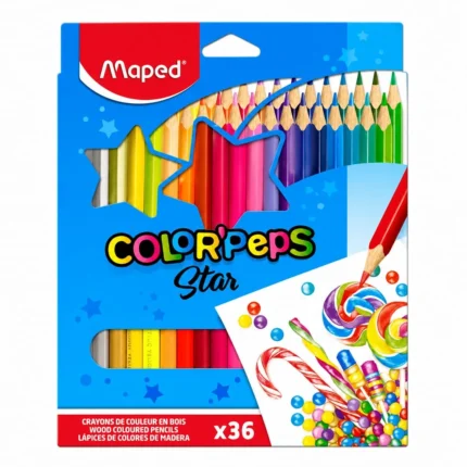Maped Color’Peps Star Colour Pencils X 36 Shades