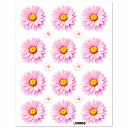 Premium Baby Pink Shade UV DTF Sticker for Resin Art