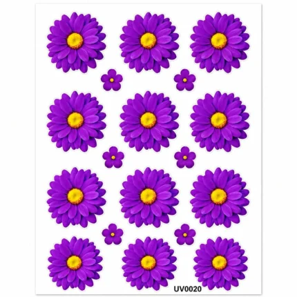 Premium Purple Shade UV DTF Sticker for Resin Art