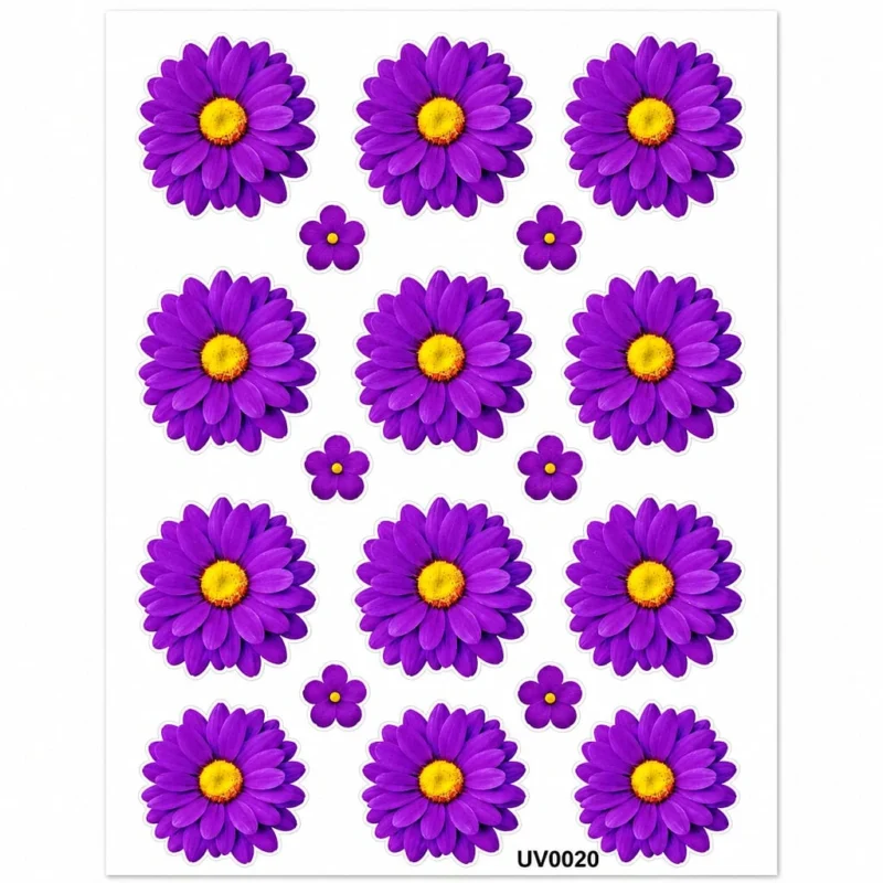 Premium Purple Shade UV DTF Sticker for Resin Art