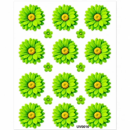 Premium Light Green Shade UV DTF Sticker for Resin Art