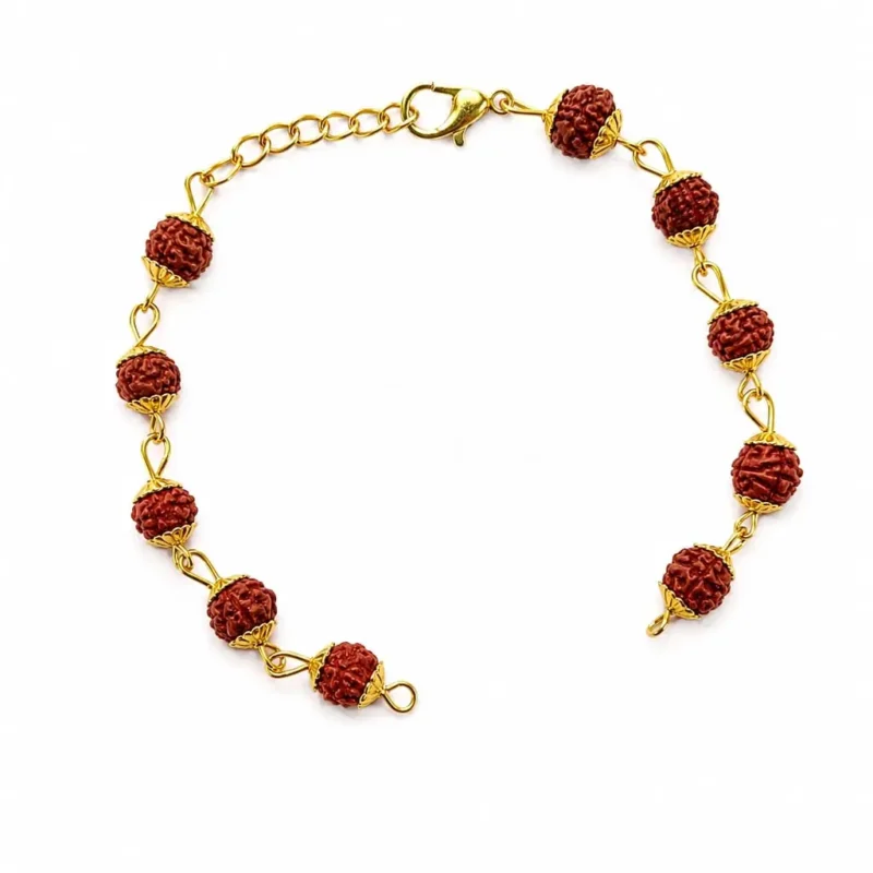 Rudraksha Beaded Bracelet