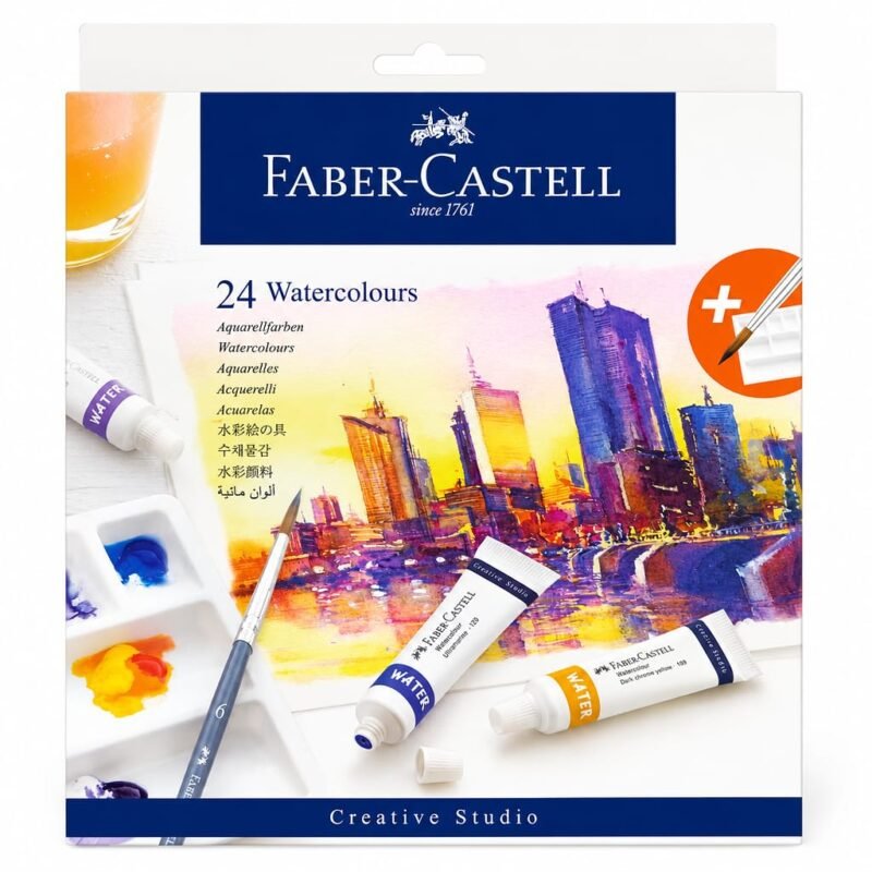 Faber-Castell Water Colour Tubes 24 Shades | 9ml Each