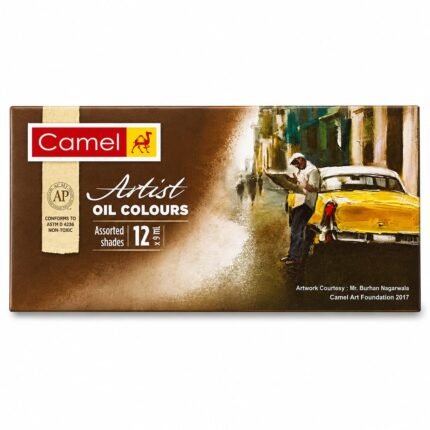 Camel Artist Oil Colours Assorted Shades 12 x 9ml